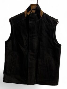 Mens Daniel Cremieux Suede Western Vest size Small